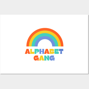 Alphabet Gang Aesthetic Rainbow LGBTQ Gay Pride Posters and Art